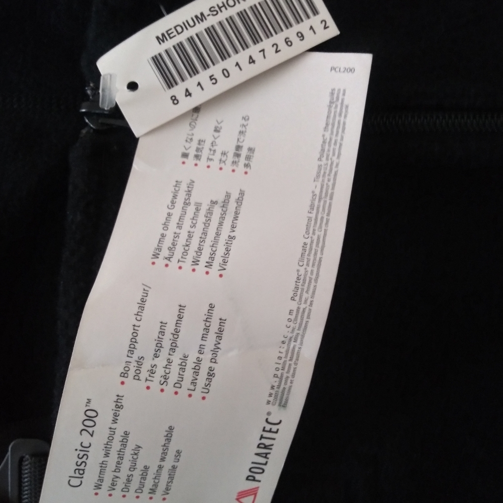 NEW Polartec Black Fleece Overalls - Picture 6 of 7